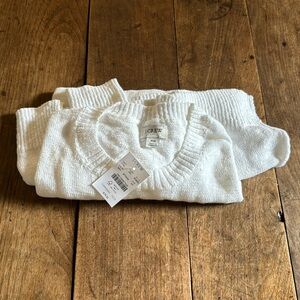 NWT J. Crew white beach sweater